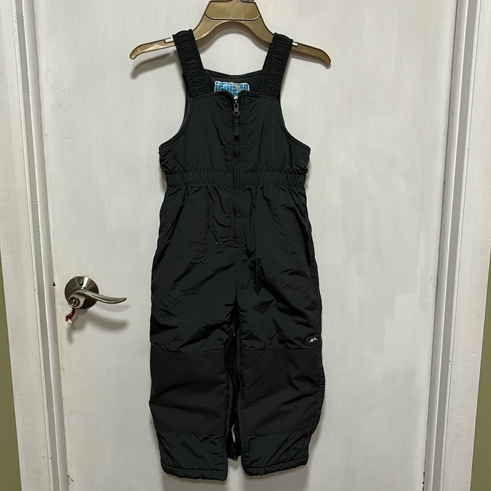 4T FLEECE LINED SNOW BIBS - Picture 1 of 8